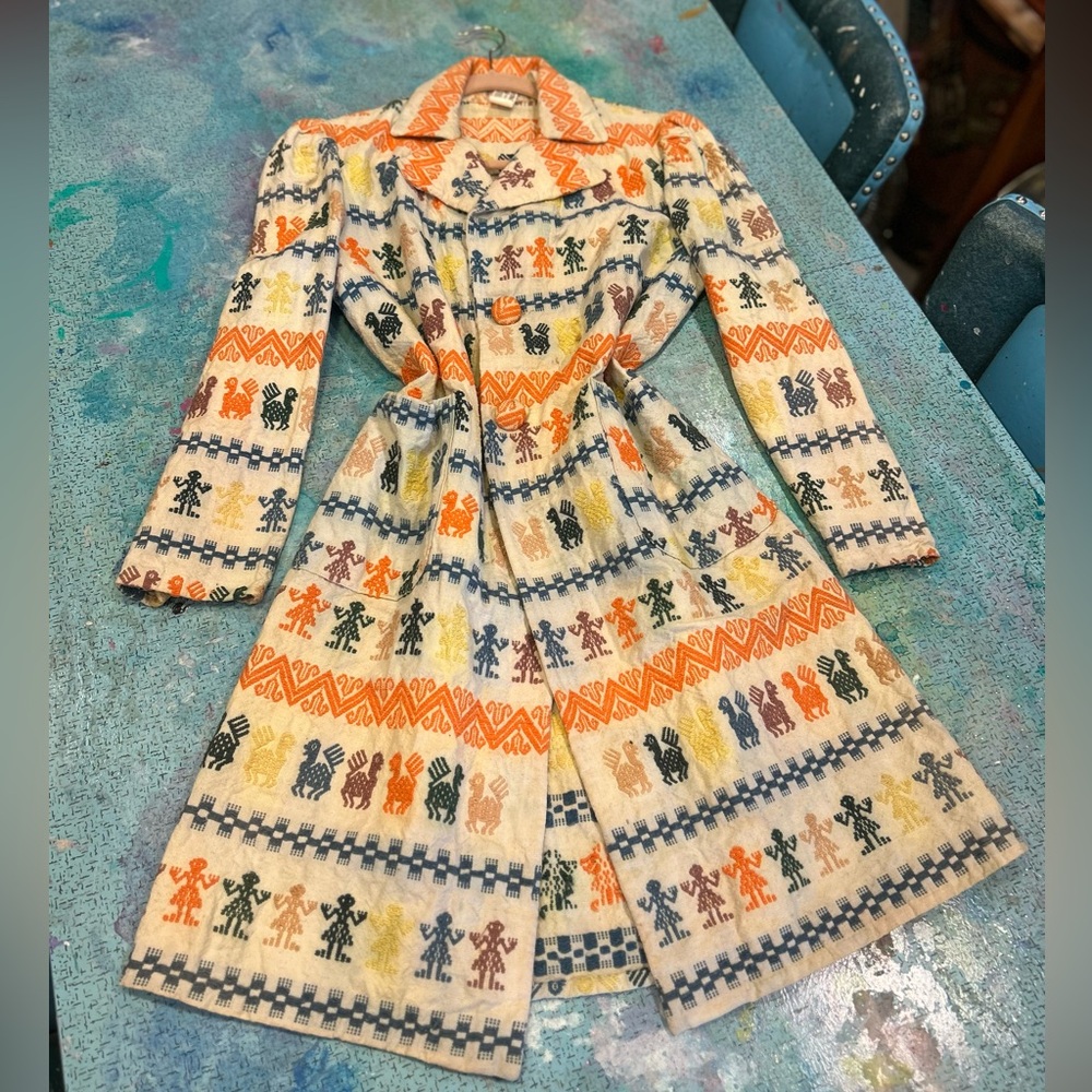 70s Guatemalan Tapestry Coat